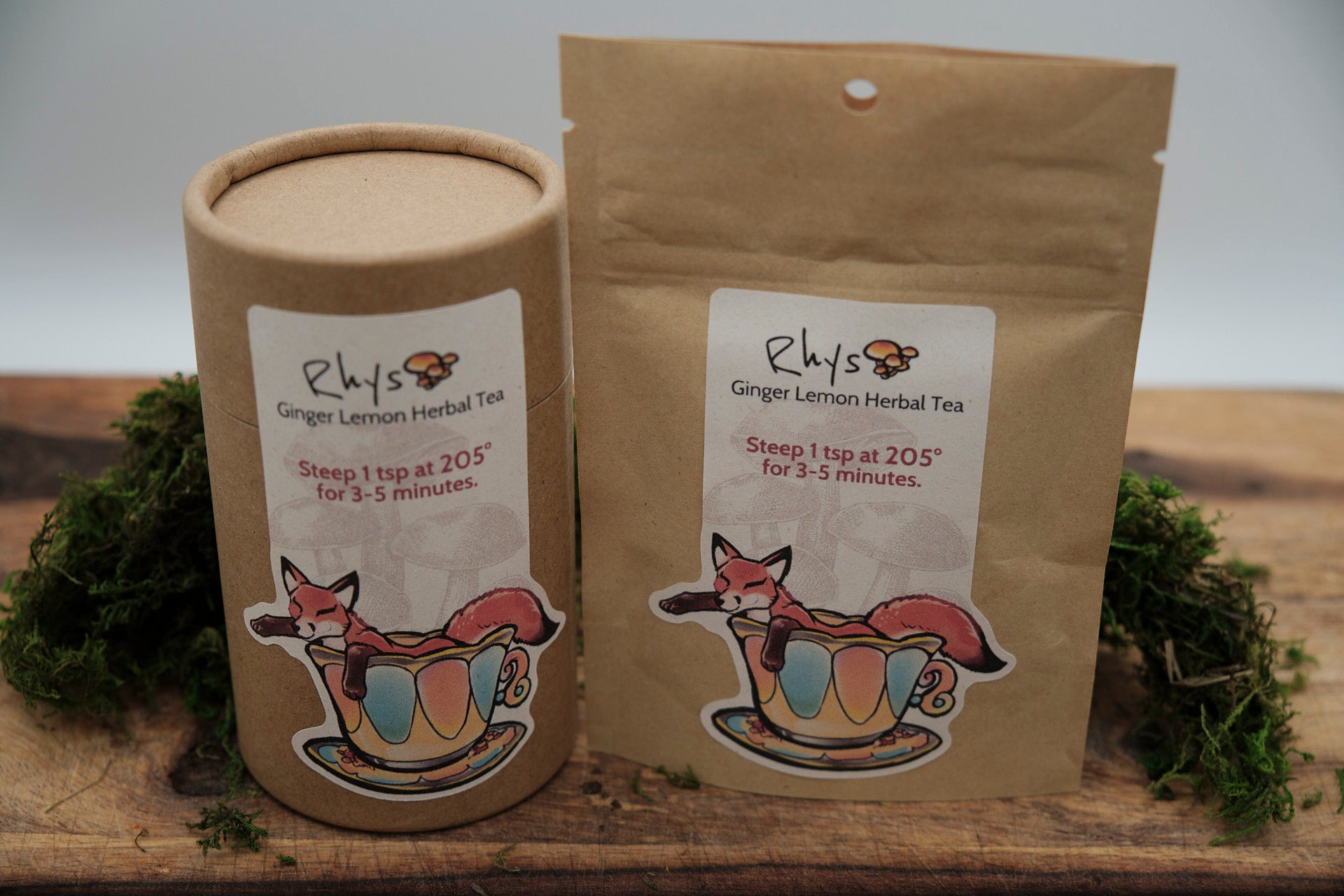 Rhys' Ginger Lemon Herbal Loose Leaf Tea