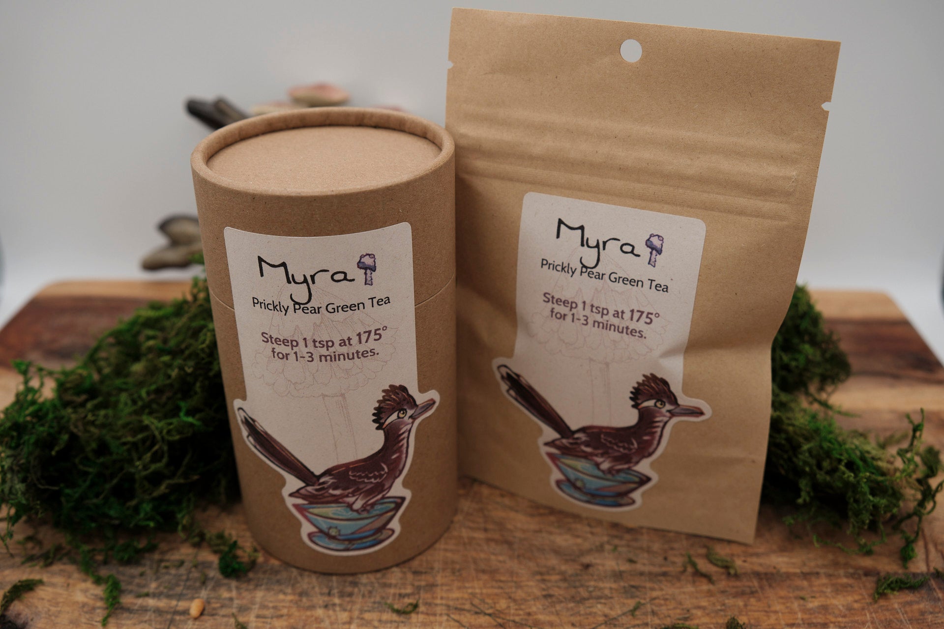 Té de hojas sueltas Myra's Prickly Pear Green