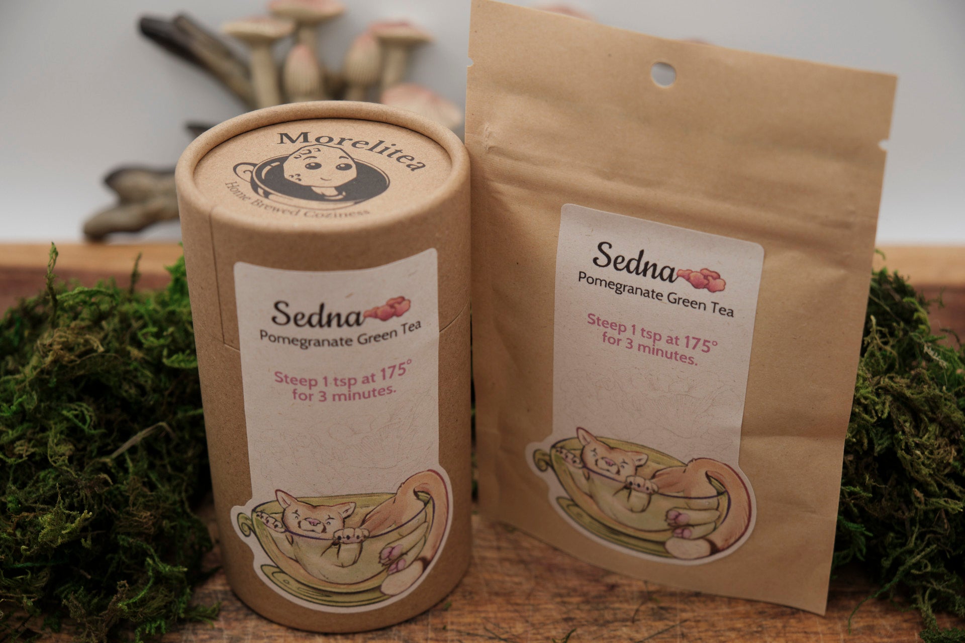 Sedna's Pomegranate Green Loose Leaf Tea