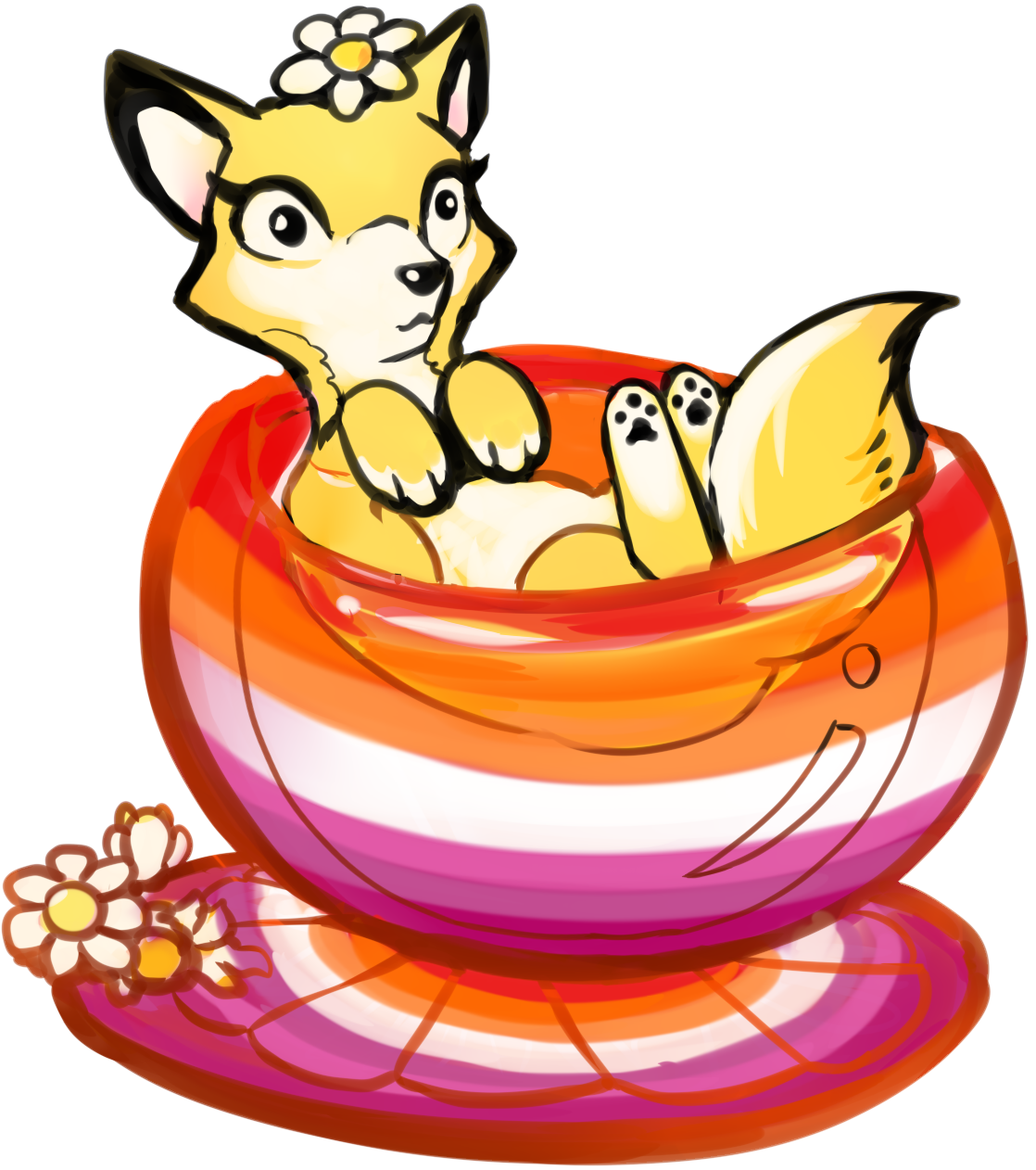 Pegatina de vinilo impermeable de Fiona