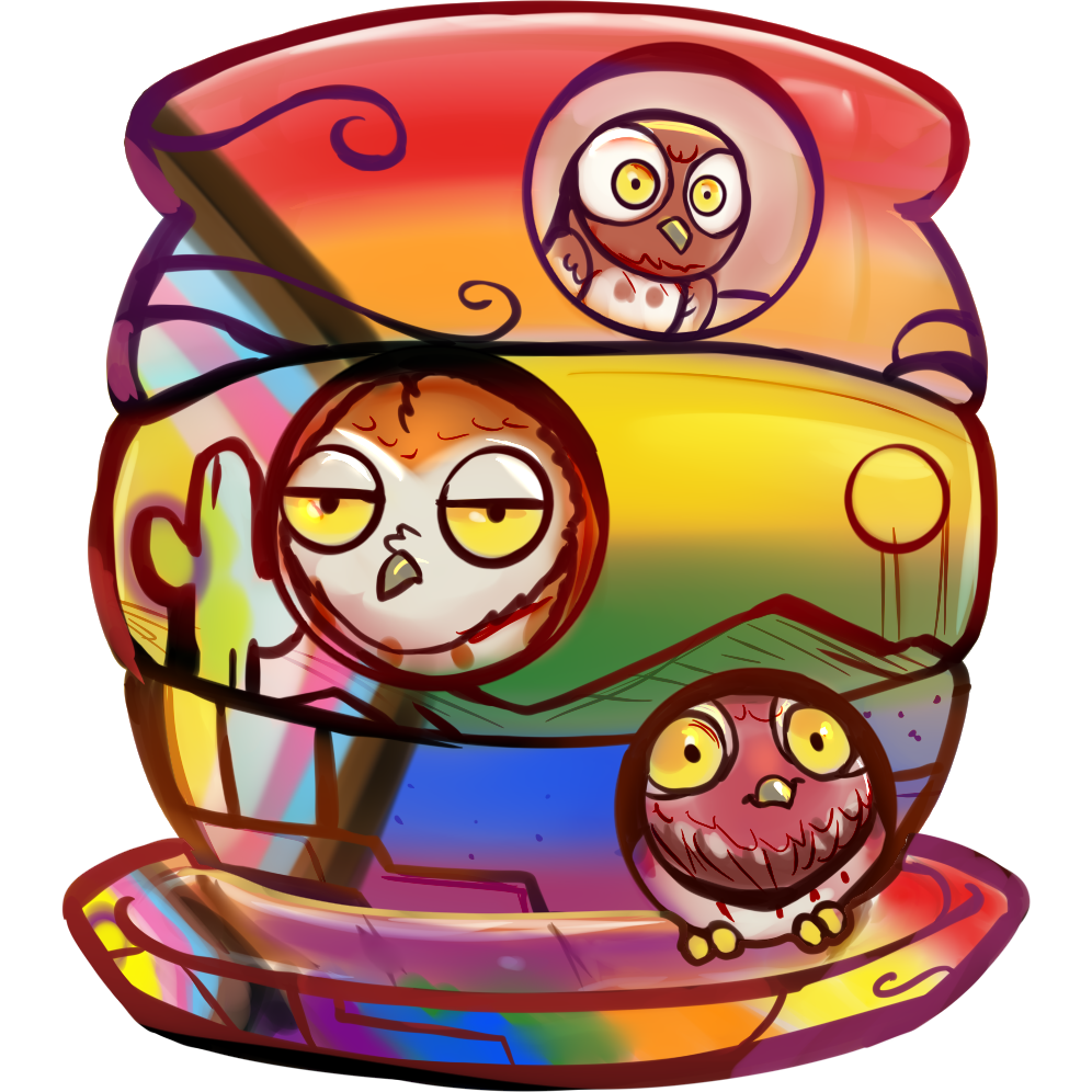 Poe, Lars, & Ise Waterproof Vinyl Sticker